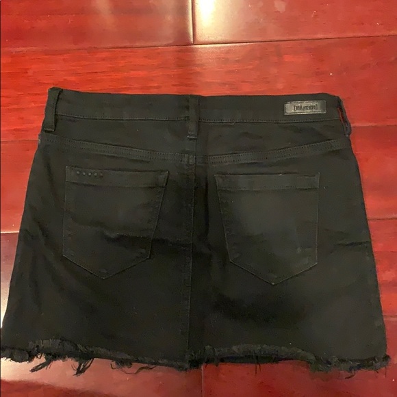 Blank NYC Lace Up Denim Mini Skirt - Picture 8 of 8